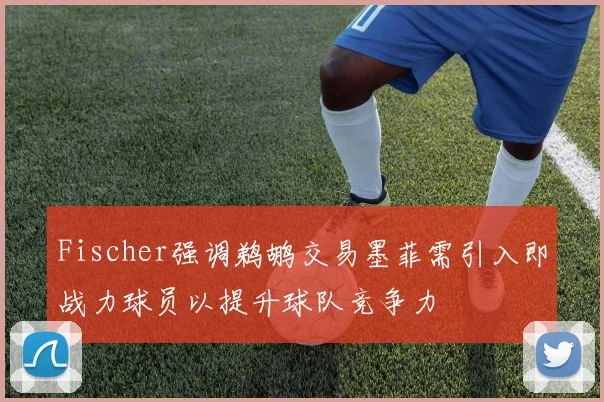 Fischer强调鹈鹕交易墨菲需引入即战力球员以提升球队竞争力